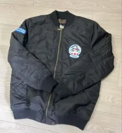 キューブシュガー✖️PEANUTS コラボ　MA-1 スヌーピー　SNOOPY 黒