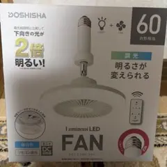 DOSHISHA Luminous LED FAN DLLS64NWH