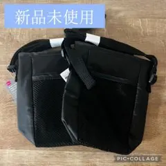 【新品未使用】DAISO モバイルショルダーメッシュバッグ　ボトルホルダー機能付のサムネイル
