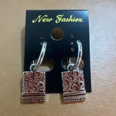 シルバー フープピアスDior