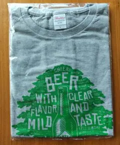 ハートランドビールグラフィックTシャツ グレー