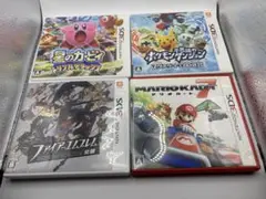 【4本セット】ニンテンドー3DS カービィ ポケモン FE マリオカート7