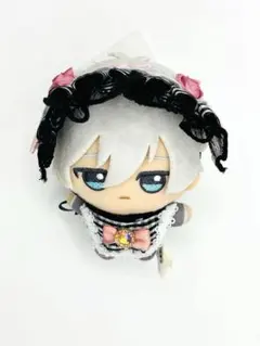 ぬい服 ヘッドドレス スタイ　にじぱぺ　おまんじゅう 10〜12cm 猫耳　黒