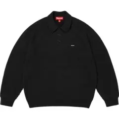 supreme コットンニットポロ 黒 M knit polo 楽天市場】supreme ニット ポロの通販
