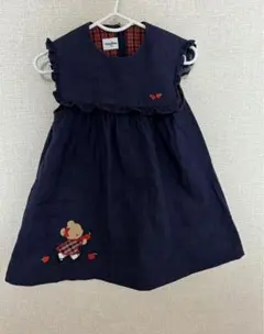 ファミリア　セーラー　ワンピース　ジャンパースカート　90