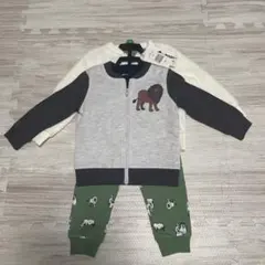 コストコベビー服セット 4ピース ライオンと象のプリント