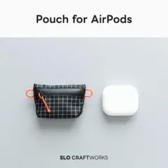 イヤホンポーチ AirPods用 ストラップ付 / AirPodsPro対応