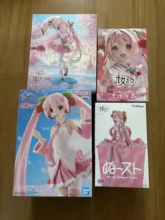 初音ミクシリーズ　桜ミク フィギュア 4体セット