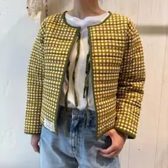 未使用 SZ Blockprints 24SS キルティングジャケット チェック