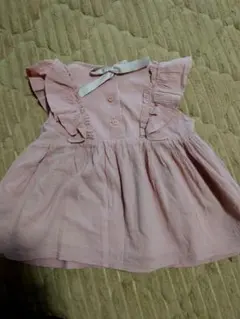 プティマイン　100 チュニック　くすみピンク