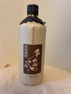 정통 소주, 천년의 수면, 오래 숙성시킨 보리 소주, 720ml, 40도
