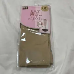 【新品】チュチュアンナ フェイクタイツ 80デニール ペールベージュ M-L