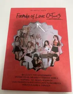 TWICE チェヨンFormula of Love: O+T=<3 アルバム