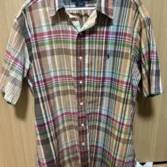 Polo Ralph Lauren チェック 半袖 USA製 70’s ポロ