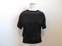 ブラック ショートスリーブ トップス