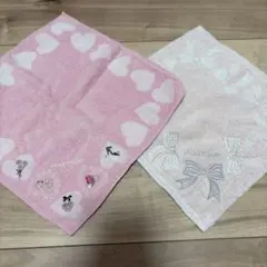 JILLSTUART タオルハンカチ 2장 세트