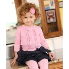 ラッフルバッツ★新品未使用フリルカーディガン★ベビーピンク