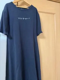 アニエスベー　半袖ロングワンピース