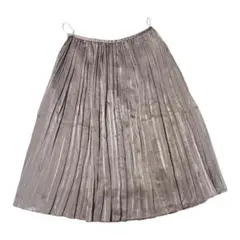 膝丈プリーツスカート