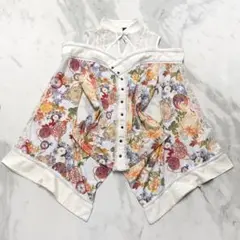 ozzon オッズ 桜刺繍ブラウス 枝垂れ桜 - メルカリ