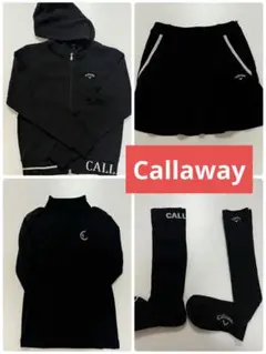 Callawayキャロウェイ★レディースゴルフウェア3点セット+ハイソックス