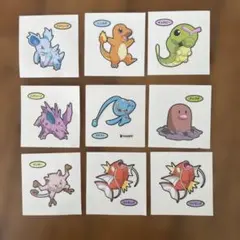 ポケモンパンシール9枚セット