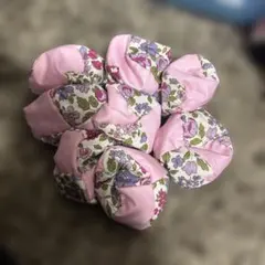 ハンドメイド 布製 お手玉 8個セット 花柄 ピンクのサムネイル