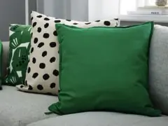 未開封 IKEA グルリ クッションカバー 50x50 グリーン
