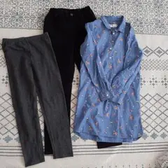 ユニクロ、H&M、GUワンピース、パンツ、レギンス