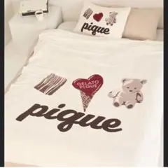 ♥️新品 ジェラート ピケ【Sleep】ジャガードマルチカバー クリーム