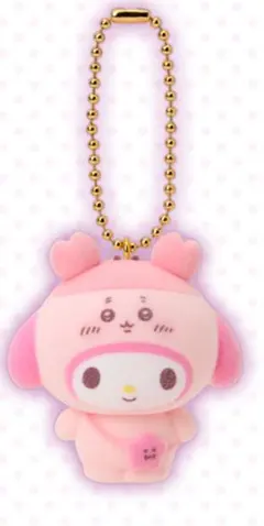 【 新品・未使用 】ちいかわ×サンリオシークレット フロッキーマスコットマイメロ