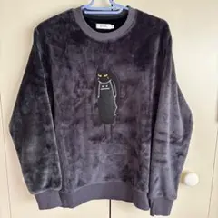 ネコカブリビューティフルシャドーボアフリーススウェット