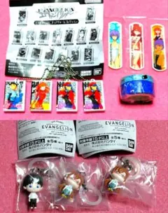 【11点セット未使用】新世紀エヴァンゲリオンビデオテープ めじるしアクセサリー