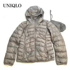 極美品 UNIQLO ウルトラ ライトダウン フード付 収納袋