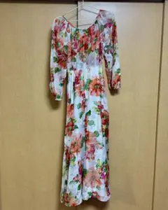 Rouje ラップワンピース カシュクール フラワー ロザリー ドレス