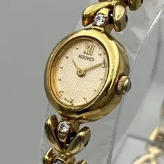 SEIKO 8Pダイヤ ブレスウォッチ 1E20-6050 ゴールド 電池新品 - メルカリ