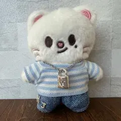 10cm ぬいぐるみ服　Tシャツ・パンツ・ネックレス３点セット　SKZOO