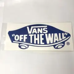 VANS バンズ　ステッカー　BLUE 青　ブルー　大のサムネイル