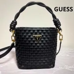 GUESS　LISBET Bucket　ショルダーバッグ　2way　ブラック
