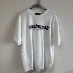 muahmuah ロゴプリント Tシャツ ホワイト FREE
