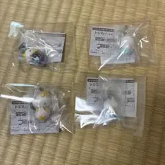 バンダイ　お文具といっしょカプセルトイ 4点セット