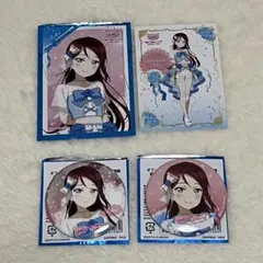 桜内梨子 ラブライブ Aqours ミニブロマイド缶バッジセット ラブカ感謝祭