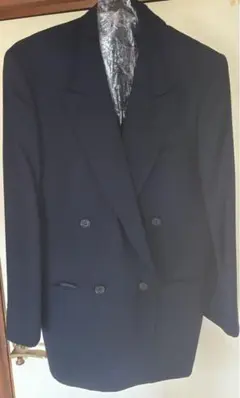 クリーニング済み！コムサデモード　ダブル　テーラードジャケット　90年代