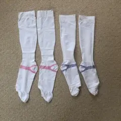 医療用弾性ストッキング M(紫)ＬM (桃)　膝丈　2個セット