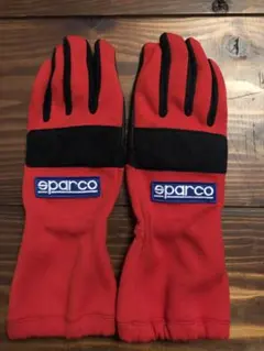 Sparco 赤　レーシングカート用グローブ　サイズ9