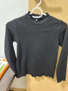 GU ブラック 長袖カットソー