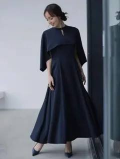 laubeblanc Narrow line Cape Dress - メルカリ