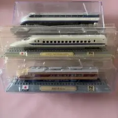 トレーン Nゲージ ディスプレイケース付き 電車 新幹線 5個セット