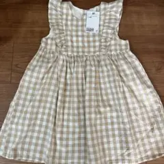 H&M ワンピース　ギンガムチェック