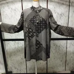 紬ジャケット　リバーシブル美品